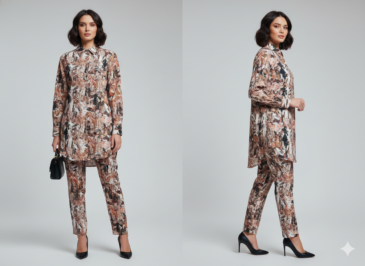 Autumn Abstract Co-Ord Set