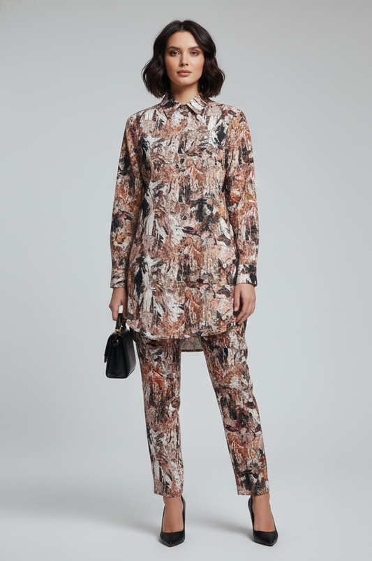 Autumn Abstract Co-Ord Set